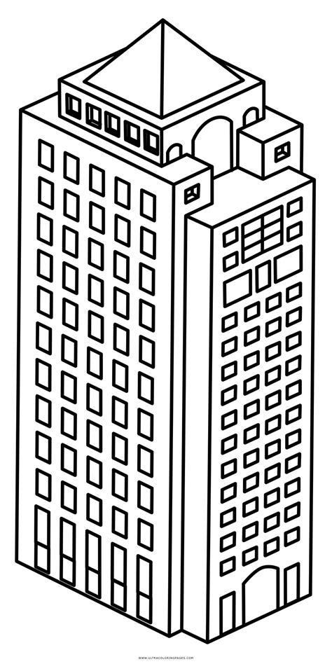 Building Coloring Page Ultra Coloring Pages