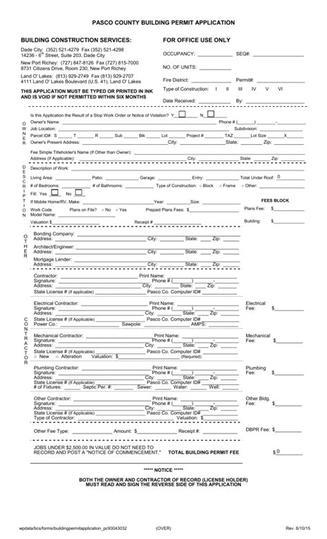 Building Departments - Pasco, WA (Permits & Violations)