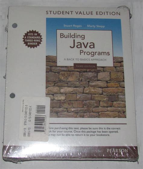 Building Java Programs, Student Value Edition (3rd Edition) Reges