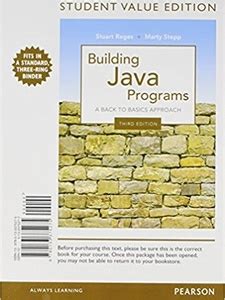 Building Java Programs 3rd Edition Answers