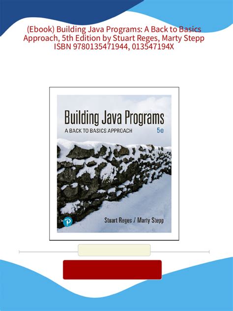 Building Java Programs A Back to Basics Approach Amazon.co.uk Reges