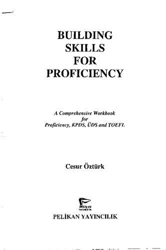 Building Skills For Proficiency: A Comprehensive Workbook Pdf.