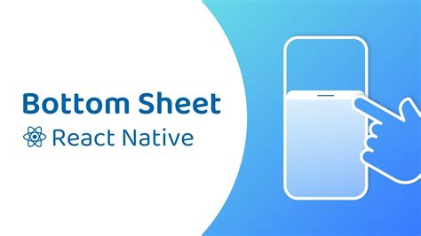 Building a BottomSheet from scratch in React Native YouTube
