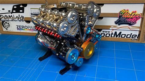 Building a Functional V8 scale model engine YouTube