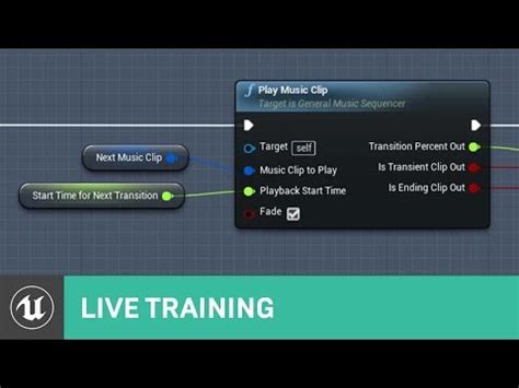 Building a Music System in Blueprints Live Training Unreal Engine