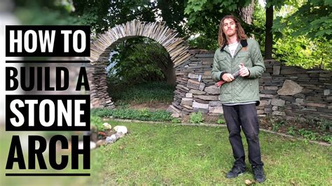 Building a stone arch from start to finish DIY Backyard Project YouTube