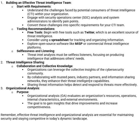 Building a threat intelligence team.  These first buildings were simple dwelli...