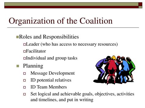 Building coalitions examples. My favorite ECQ is Building Coalitions. Our world is interconnected via government, industry, and academia – it is joint, interagency, and global. This ECQ allows executives to describe how they are capable of pulling together groups from across the globe, in some cases, to reach critical operational and organizational results. 