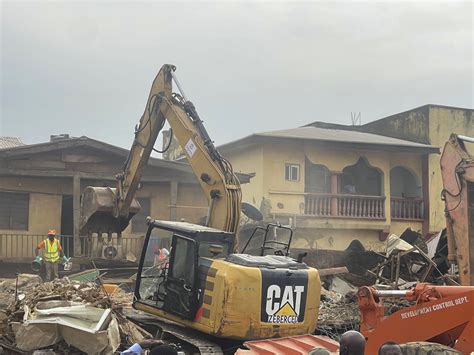 Building collapse in Nigeria’s capital leaves two people dead while many are feared trapped