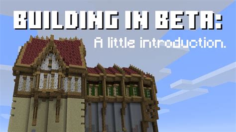 Building in Beta Minecraft!!! YouTube