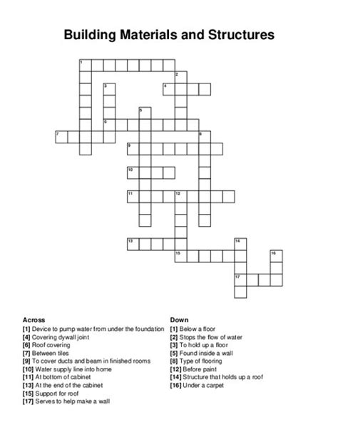 Building material applied to walls crossword clue. The Crossword Solver found 30 answers to "sturdy building material (3)", 3 letters crossword clue. The Crossword Solver finds answers to classic crosswords and cryptic crossword puzzles. Enter the length or pattern for better results. Click the answer to find similar crossword clues . Enter a Crossword Clue. 