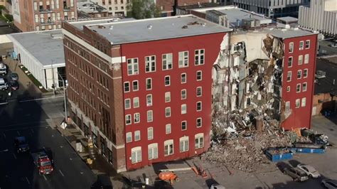 Building partially collapses in Davenport, Iowa; potential injuries not immediately known