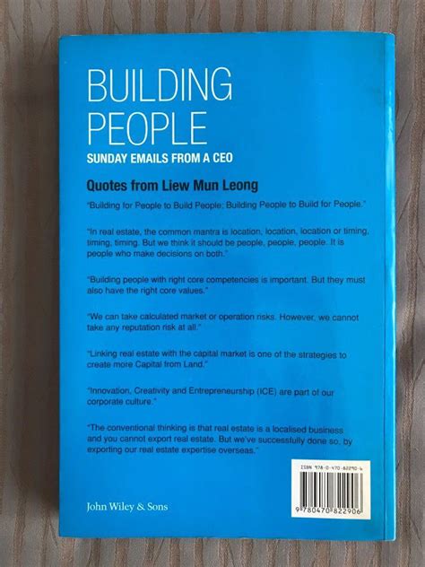 Building people: Sunday emails from a CEO : Liew, Mun Leong ...