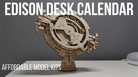 Building the Edison Calendar from Affordable Model Kits! YouTube