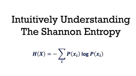 Building the Shannon entropy formula - Towards Data …