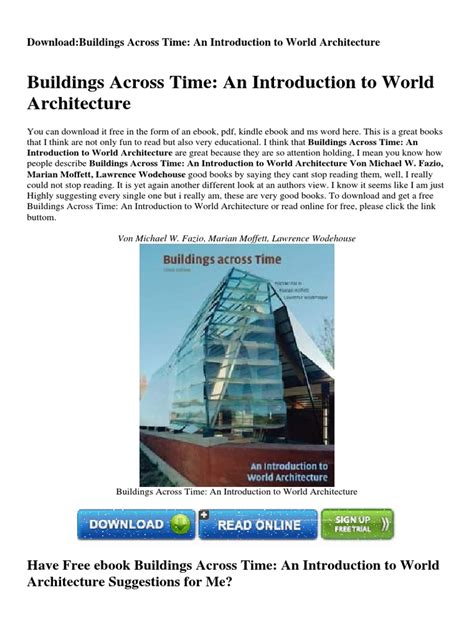 Buildings Across Time An Introduction To PDF PDF