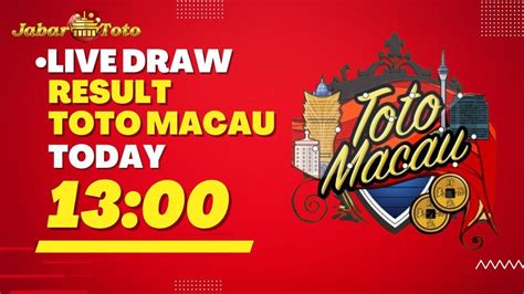 Bukaan toto macau hari ini 2021 hari ini keluar live streaming.