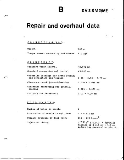 Bukh dv 8 sme me service repair manual. - Guida alla progettazione per nastri trasportatori a tazze.