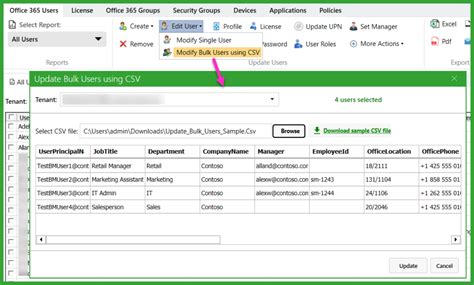 Bulk update azure ad attributes from csv.  This article provides script, explanations, and ti...