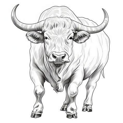 Bull sketch Black and White Stock Photos & Images - Alamy