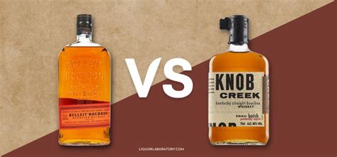 Bulleit Bourbon vs Knob Creek: Full Comparison (2024)