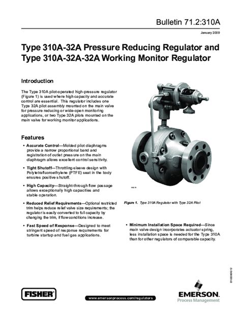 Bulletin 71.2:310A Type 310A-32A Pressure Reducing Regulator and Type ...