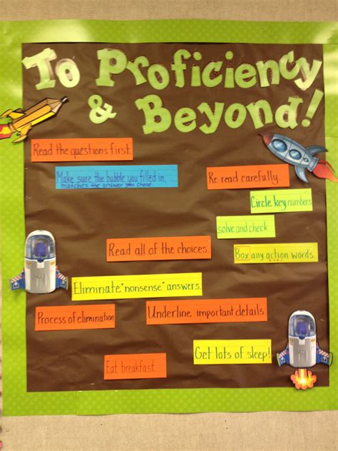 Bulletin Board Ideas for State Testing