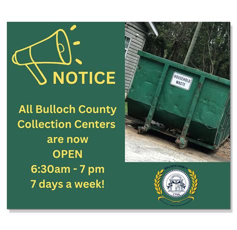 Bulloch county recycle centers. Get an instant offer by calling 1-833-693-5944 or filling out our online form. Maximize your car's value by selling its parts individually through a classified ad. Contact junkyards directly from the list below. Get an Instant Car Offer. OR Call us Free: 1-833-693-5944. 