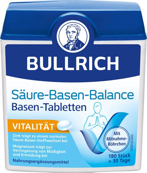 Bullrich Säure-Basen-Balance Basentabletten 180 St., 158 g