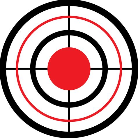 Bullseye, black target or aim symbol. Military rifle scope, shooting mark sign. Targeting, aiming for a shot. Archery, hunting and sports shooting. Game UI element Crosshair, gun sight vector icons. Bullseye, black target or aim …. 
