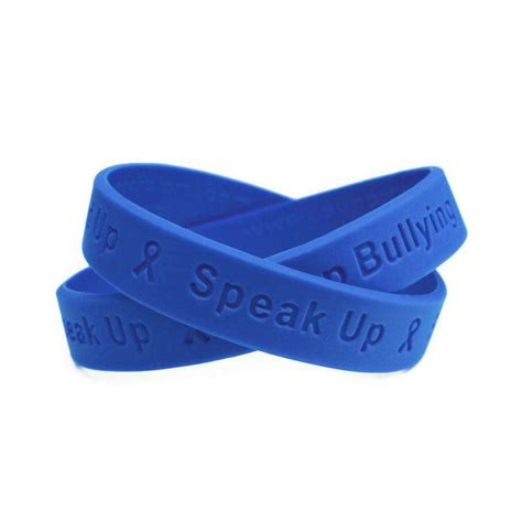 Bullying Awareness Rubber Bracelet Wristbands - Bullying …