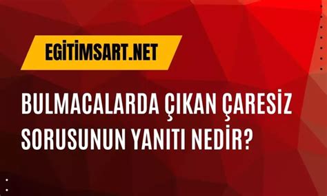 Bulmacada Canavar Ne Demek.