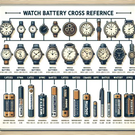 Bulova Watch Battery Chart A Visual Reference of Charts Chart Master