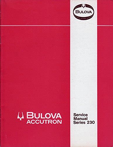 Bulova accutron service manual series 230. - Owner manual 2005 proline 21 sport.