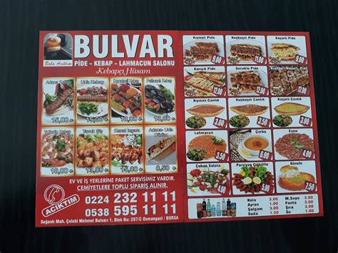 Bulvar Pide & Lahmacun Salonu, Düzce Opiniones del restaurante.