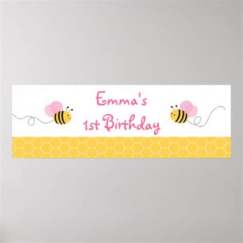 Bumble Bee Banners Zazzle