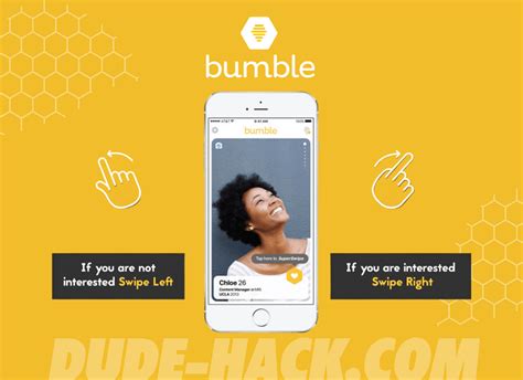 Bumble swipe right. Bumble is a location-based dating and networking app that launched in 2014. Similar to Tinder, you browse through profiles and swipe right if you’re interested in matching, left if you’re not. When two users swipe right on each other, a match is formed and messages can be exchanged. 