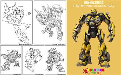 Bumblebee Transformer Coloring Shee