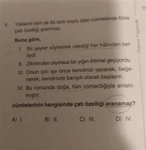 Buna göre cümlelerde vurgunun nerede olur sorusunun yanıtı şu şekillerde verilebilir:Düz halde yazılabileceği gibi ters eğik çizgi şeklinde de yazılabilen bir noktalama işaretidir.