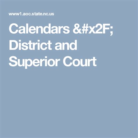 Buncombe County Court Calendar