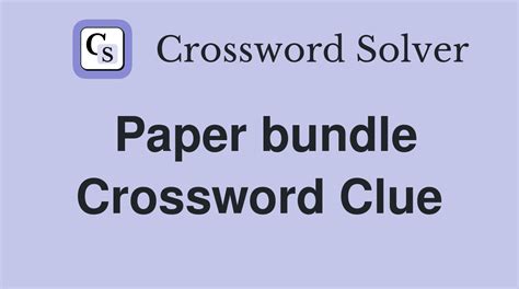 Bundle crossword clue. Things To Know About Bundle crossword clue. 