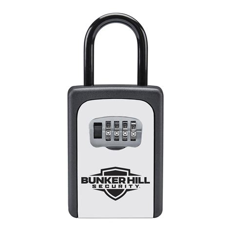 Bunker hill lock box. Bunker Hill Safes Book Large Sheet Steel 3 Dial Combination Lock #95814 Burgundy New in Box Rectangular Powder Coated Steel w/Cloth Cover Simulates the Size of a Common Book Features a 3 Dial Combination Lock Overal dimensions - 8-3/16"L x 9-7/8"W... 