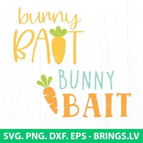 Bunny Bait Easter Carrots SVG File - Etsy