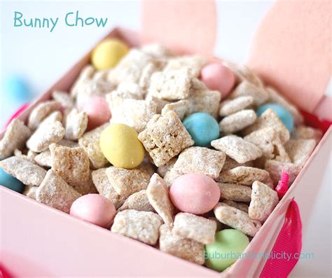 Bunny Chow with Chex Mix Cereal Easter Muddy Buddies Recipe