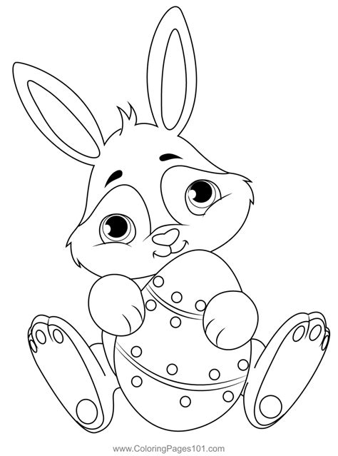 Bunny Easter Coloring Pages