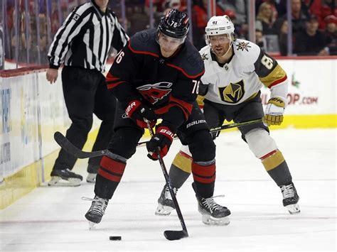 Bunting, Skjei lead Hurricanes to 6-3 win over Golden Knights