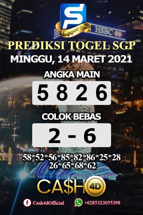 Buntut yang keluar hari ini sgp singapura. Situs togel live.