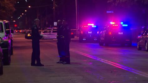 The shooting happened at about 1:30 a.m. Tuesday in the 900 block of Cambridge Drive. The first police officers on the scene found one man in the driveway with at least one gunshot wound.. 