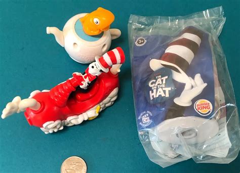 Burger King Cat In The Hat Toys - Lot of 3 eBay