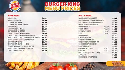 Burger King Menu Prices and Locations in RI - Menus …